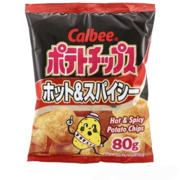 Calbee Hot Spicy Potato Chips Geeks Ter