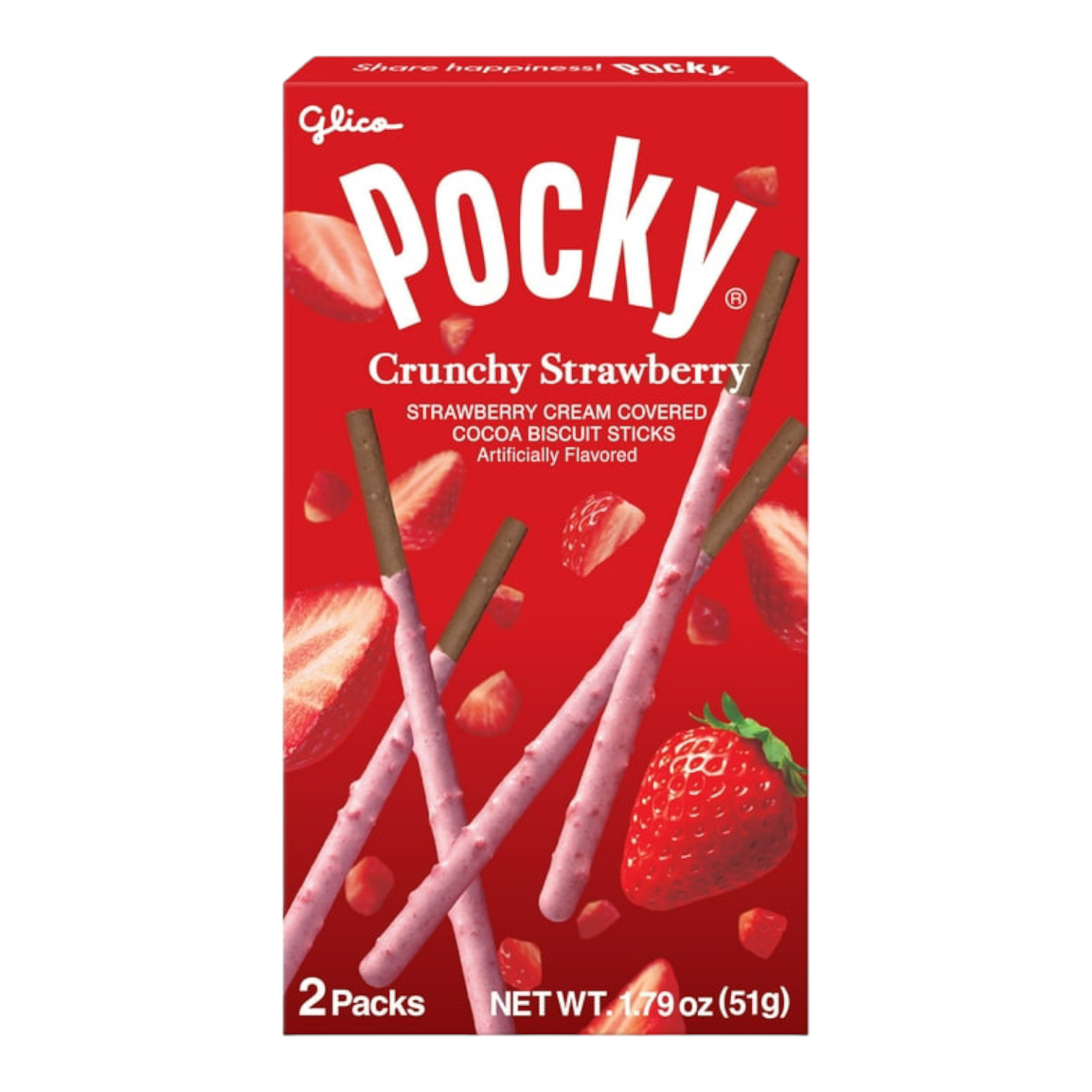 POCKY 35g Pocky Biscuit Sticks Coated with Strawberry and Milk